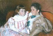 Mary Cassatt Louisine Havemeyer and her daughter Electra France oil painting artist